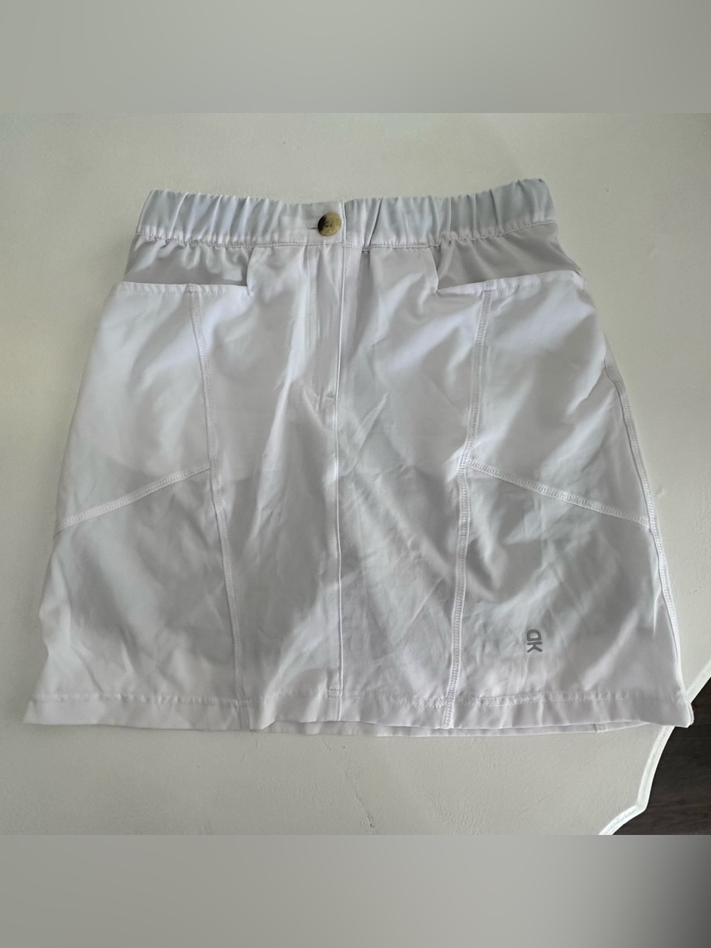 Little Donkey Andy Women's White Skort / Golf Tennis Skirt with Built-in Shorts